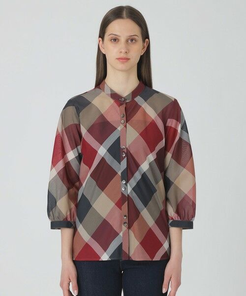 BLUE LABEL / BLACK LABEL CRESTBRIDGE / ブルーレーベル / ブラックレーベル・クレストブリッジ  シャツ・ブラウス | 【一部店舗限定】クレストブリッジチェックブラウス | 詳細2