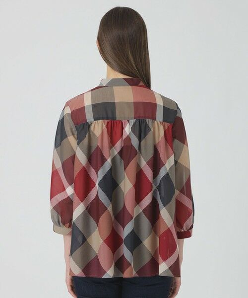 BLUE LABEL / BLACK LABEL CRESTBRIDGE / ブルーレーベル / ブラックレーベル・クレストブリッジ  シャツ・ブラウス | 【一部店舗限定】クレストブリッジチェックブラウス | 詳細4