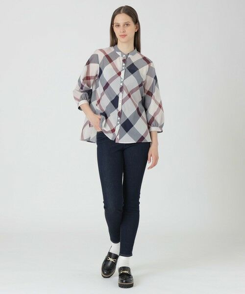 BLUE LABEL / BLACK LABEL CRESTBRIDGE / ブルーレーベル / ブラックレーベル・クレストブリッジ  シャツ・ブラウス | 【一部店舗限定】クレストブリッジチェックブラウス | 詳細6