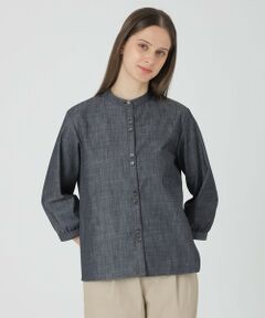 BLUE LABEL / BLACK LABEL CRESTBRIDGE / ブルーレーベル / ブラックレーベル・クレストブリッジ  シャツ・ブラウス | 【一部店舗限定】デニムライクブラウス