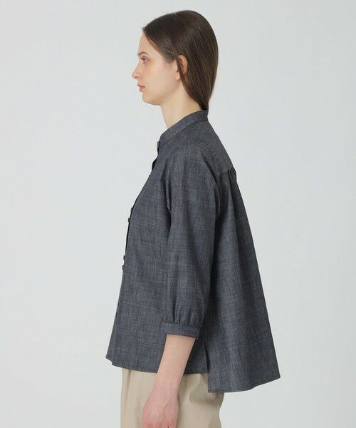 BLUE LABEL / BLACK LABEL CRESTBRIDGE / ブルーレーベル / ブラックレーベル・クレストブリッジ  シャツ・ブラウス | 【一部店舗限定】デニムライクブラウス | 詳細3