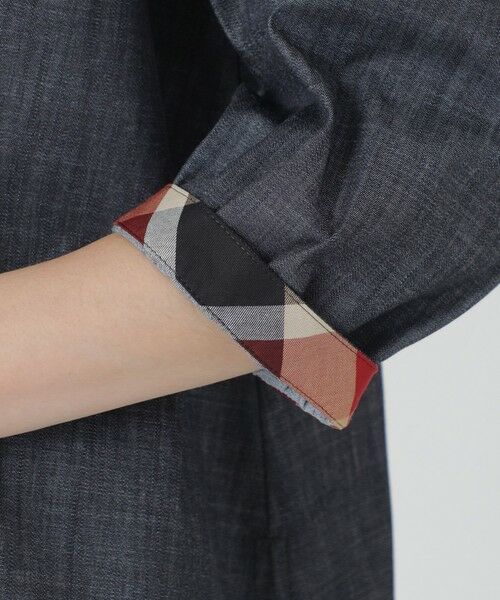 BLUE LABEL / BLACK LABEL CRESTBRIDGE / ブルーレーベル / ブラックレーベル・クレストブリッジ  シャツ・ブラウス | 【一部店舗限定】デニムライクブラウス | 詳細6