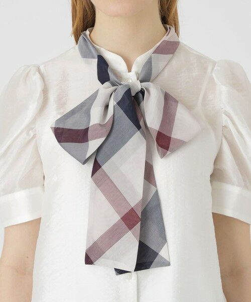 BLUE LABEL / BLACK LABEL CRESTBRIDGE / ブルーレーベル / ブラックレーベル・クレストブリッジ  シャツ・ブラウス | 【店舗限定】ボリュームスリーブリボンブラウス | 詳細5