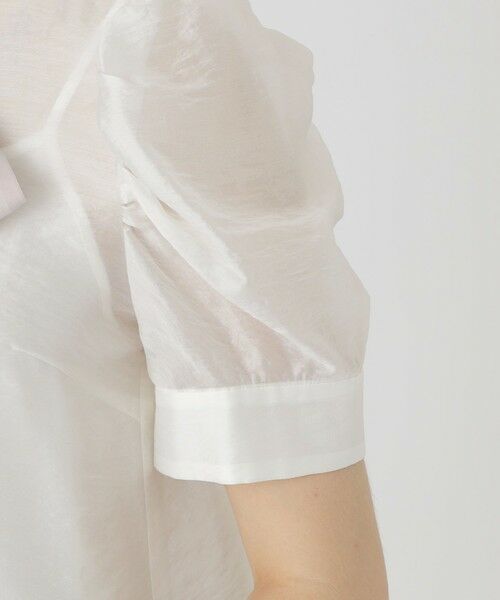 BLUE LABEL / BLACK LABEL CRESTBRIDGE / ブルーレーベル / ブラックレーベル・クレストブリッジ  シャツ・ブラウス | 【店舗限定】ボリュームスリーブリボンブラウス | 詳細6