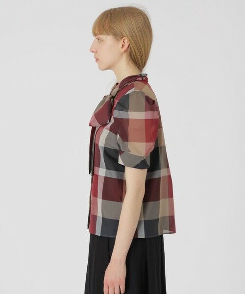 BLUE LABEL / BLACK LABEL CRESTBRIDGE / ブルーレーベル / ブラックレーベル・クレストブリッジ  シャツ・ブラウス | 【店舗限定】ボリュームスリーブリボンブラウス | 詳細11