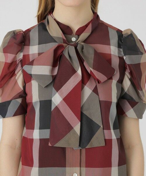 BLUE LABEL / BLACK LABEL CRESTBRIDGE / ブルーレーベル / ブラックレーベル・クレストブリッジ  シャツ・ブラウス | 【店舗限定】ボリュームスリーブリボンブラウス | 詳細13