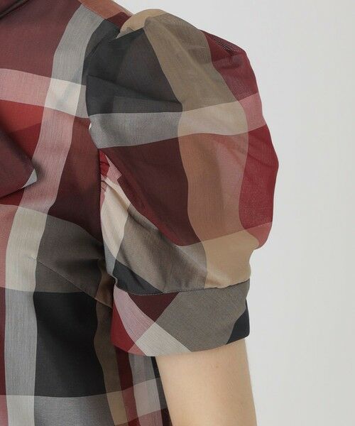 BLUE LABEL / BLACK LABEL CRESTBRIDGE / ブルーレーベル / ブラックレーベル・クレストブリッジ  シャツ・ブラウス | 【店舗限定】ボリュームスリーブリボンブラウス | 詳細14