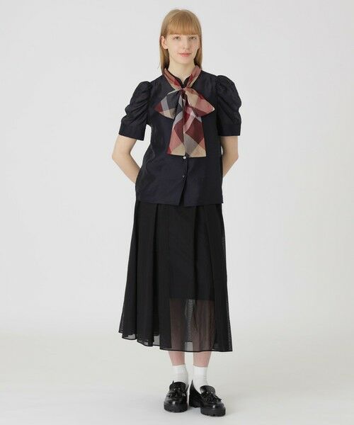 BLUE LABEL / BLACK LABEL CRESTBRIDGE / ブルーレーベル / ブラックレーベル・クレストブリッジ  シャツ・ブラウス | 【店舗限定】ボリュームスリーブリボンブラウス | 詳細17