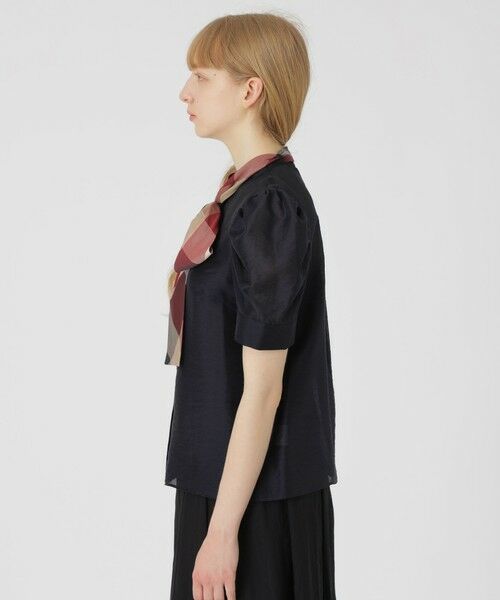 BLUE LABEL / BLACK LABEL CRESTBRIDGE / ブルーレーベル / ブラックレーベル・クレストブリッジ  シャツ・ブラウス | 【店舗限定】ボリュームスリーブリボンブラウス | 詳細19
