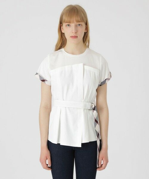 BLUE LABEL / BLACK LABEL CRESTBRIDGE / ブルーレーベル / ブラックレーベル・クレストブリッジ  シャツ・ブラウス | 【店舗限定】ビスチェコンビプルオーバー | 詳細2