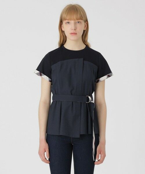 BLUE LABEL / BLACK LABEL CRESTBRIDGE / ブルーレーベル / ブラックレーベル・クレストブリッジ  シャツ・ブラウス | 【店舗限定】ビスチェコンビプルオーバー | 詳細10