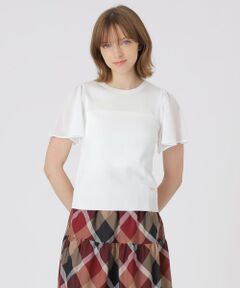 BLUE LABEL / BLACK LABEL CRESTBRIDGE / ブルーレーベル / ブラックレーベル・クレストブリッジ  ニット・セーター | シフォンコンビニットプルオーバー