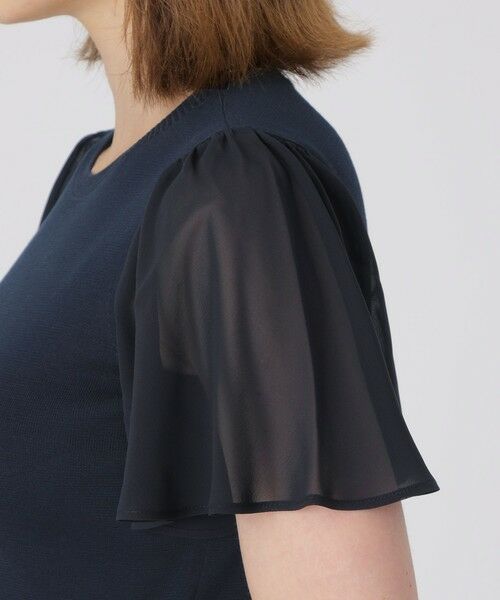 BLUE LABEL / BLACK LABEL CRESTBRIDGE / ブルーレーベル / ブラックレーベル・クレストブリッジ  ニット・セーター | シフォンコンビニットプルオーバー | 詳細14