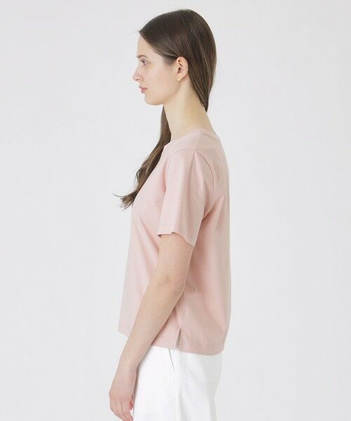 BLUE LABEL / BLACK LABEL CRESTBRIDGE / ブルーレーベル / ブラックレーベル・クレストブリッジ  カットソー | 【UVカット】【接触冷感】【防透け】プレーティングシルケット天竺グラフィックロゴTシャツ | 詳細10