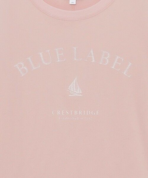 BLUE LABEL / BLACK LABEL CRESTBRIDGE / ブルーレーベル / ブラックレーベル・クレストブリッジ  カットソー | 【UVカット】【接触冷感】【防透け】プレーティングシルケット天竺グラフィックロゴTシャツ | 詳細13