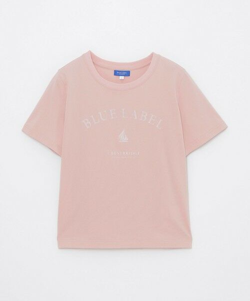 BLUE LABEL / BLACK LABEL CRESTBRIDGE / ブルーレーベル / ブラックレーベル・クレストブリッジ  カットソー | 【UVカット】【接触冷感】【防透け】プレーティングシルケット天竺グラフィックロゴTシャツ | 詳細14