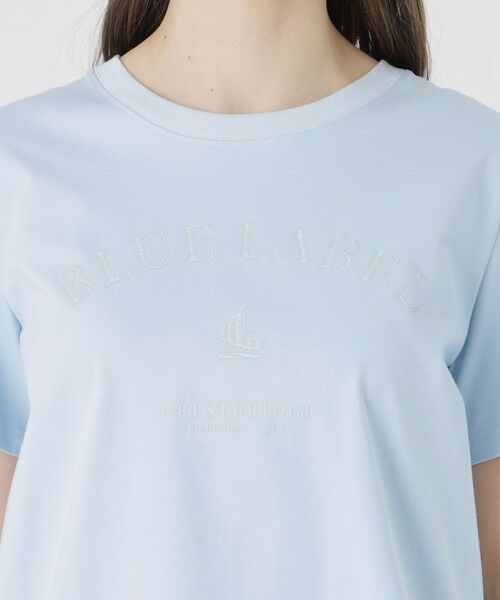 BLUE LABEL / BLACK LABEL CRESTBRIDGE / ブルーレーベル / ブラックレーベル・クレストブリッジ  カットソー | 【UVカット】【接触冷感】【防透け】プレーティングシルケット天竺グラフィックロゴTシャツ | 詳細19