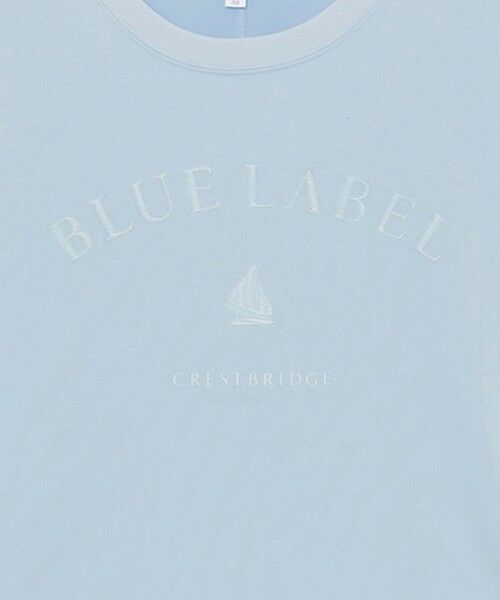 BLUE LABEL / BLACK LABEL CRESTBRIDGE / ブルーレーベル / ブラックレーベル・クレストブリッジ  カットソー | 【UVカット】【接触冷感】【防透け】プレーティングシルケット天竺グラフィックロゴTシャツ | 詳細20