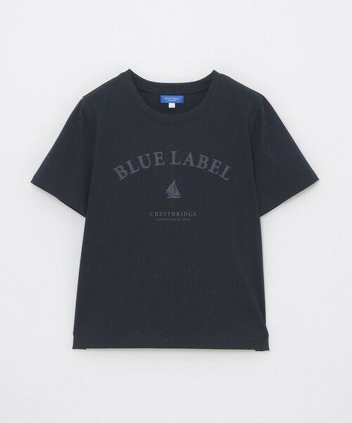 BLUE LABEL / BLACK LABEL CRESTBRIDGE / ブルーレーベル / ブラックレーベル・クレストブリッジ  カットソー | 【UVカット】【接触冷感】【防透け】プレーティングシルケット天竺グラフィックロゴTシャツ | 詳細27