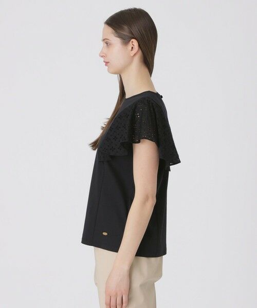 BLUE LABEL / BLACK LABEL CRESTBRIDGE / ブルーレーベル / ブラックレーベル・クレストブリッジ  カットソー | 【接触冷感】シルケットスムースレーススリーブカットソー | 詳細11