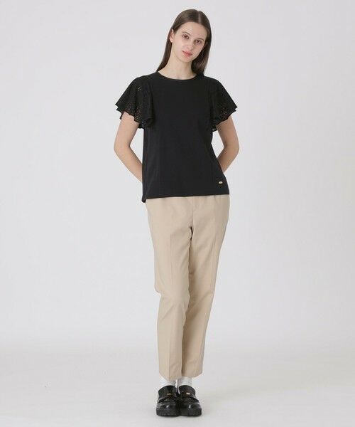 BLUE LABEL / BLACK LABEL CRESTBRIDGE / ブルーレーベル / ブラックレーベル・クレストブリッジ  カットソー | 【接触冷感】シルケットスムースレーススリーブカットソー | 詳細9