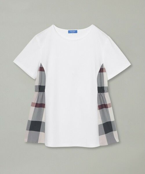 BLUE LABEL / BLACK LABEL CRESTBRIDGE / ブルーレーベル / ブラックレーベル・クレストブリッジ  カットソー | 【接触冷感】シルケットスムースサイドチェックTシャツ | 詳細6