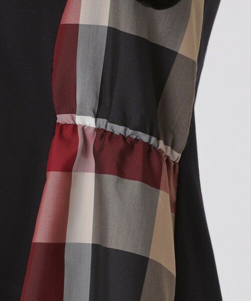 BLUE LABEL / BLACK LABEL CRESTBRIDGE / ブルーレーベル / ブラックレーベル・クレストブリッジ  カットソー | 【接触冷感】シルケットスムースサイドチェックTシャツ | 詳細11