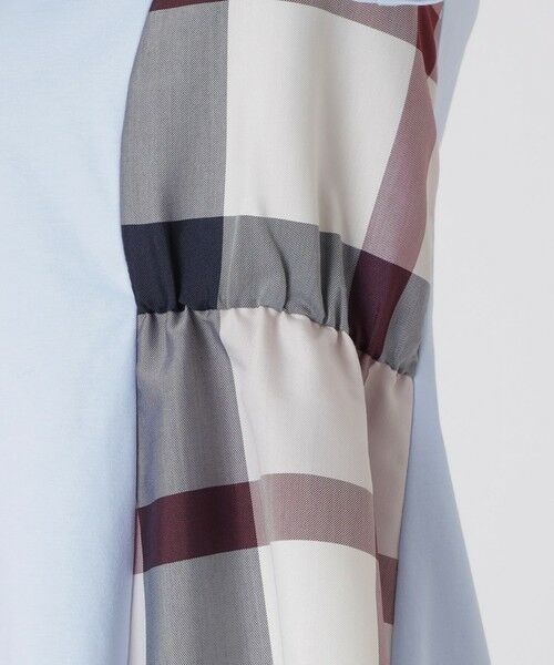 BLUE LABEL / BLACK LABEL CRESTBRIDGE / ブルーレーベル / ブラックレーベル・クレストブリッジ  カットソー | 【接触冷感】シルケットスムースサイドチェックTシャツ | 詳細17