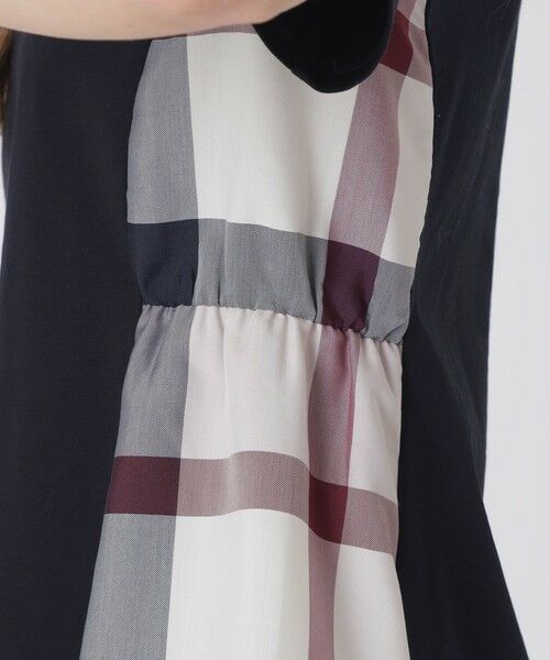 BLUE LABEL / BLACK LABEL CRESTBRIDGE / ブルーレーベル / ブラックレーベル・クレストブリッジ  カットソー | 【接触冷感】シルケットスムースサイドチェックTシャツ | 詳細23