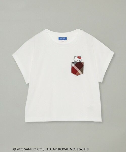 BLUE LABEL / BLACK LABEL CRESTBRIDGE / ブルーレーベル / ブラックレーベル・クレストブリッジ  カットソー | 【ハローキティコラボ】ポケットTシャツ | 詳細8