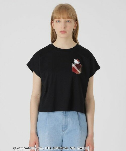 BLUE LABEL / BLACK LABEL CRESTBRIDGE / ブルーレーベル / ブラックレーベル・クレストブリッジ  カットソー | 【ハローキティコラボ】ポケットTシャツ | 詳細10