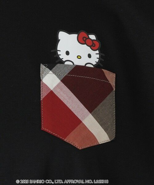 BLUE LABEL / BLACK LABEL CRESTBRIDGE / ブルーレーベル / ブラックレーベル・クレストブリッジ  カットソー | 【ハローキティコラボ】ポケットTシャツ | 詳細15