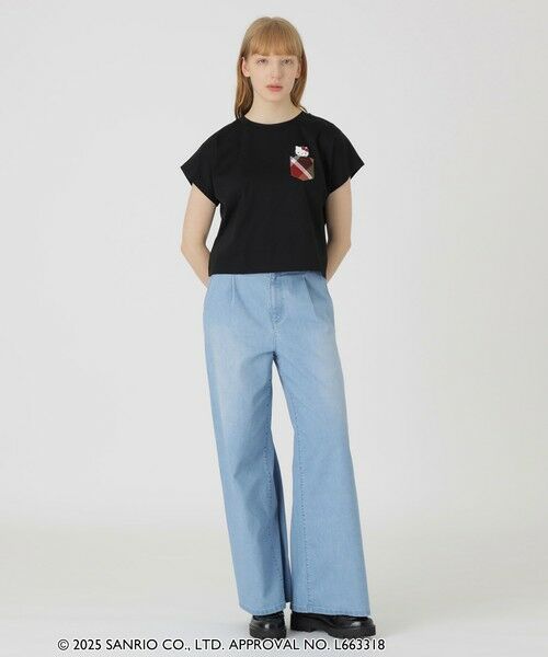 BLUE LABEL / BLACK LABEL CRESTBRIDGE / ブルーレーベル / ブラックレーベル・クレストブリッジ  カットソー | 【ハローキティコラボ】ポケットTシャツ | 詳細9