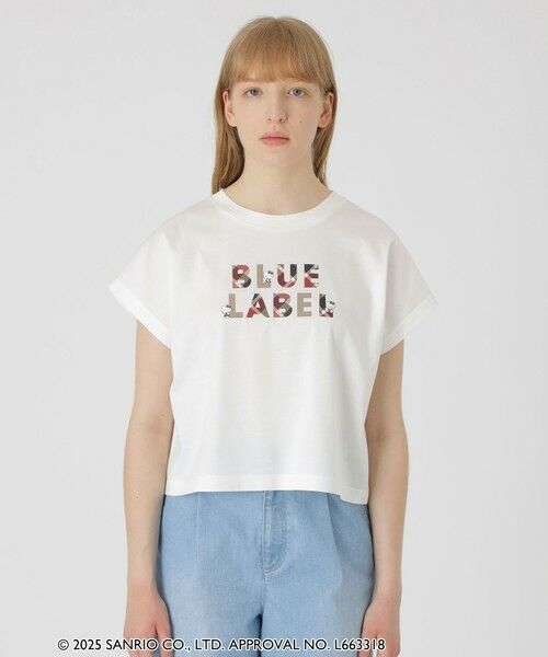 BLUE LABEL / BLACK LABEL CRESTBRIDGE / ブルーレーベル / ブラックレーベル・クレストブリッジ  カットソー | 【ハローキティコラボ】ロゴグラフィックTシャツ | 詳細2