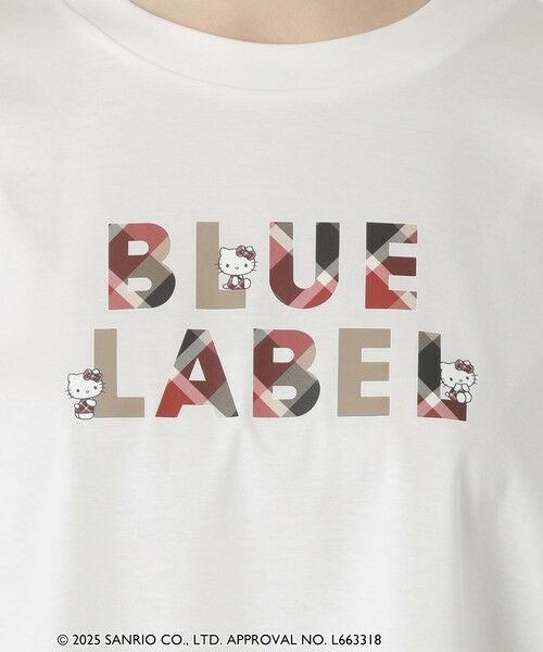 BLUE LABEL / BLACK LABEL CRESTBRIDGE / ブルーレーベル / ブラックレーベル・クレストブリッジ  カットソー | 【ハローキティコラボ】ロゴグラフィックTシャツ | 詳細7