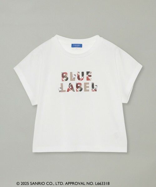 BLUE LABEL / BLACK LABEL CRESTBRIDGE / ブルーレーベル / ブラックレーベル・クレストブリッジ  カットソー | 【ハローキティコラボ】ロゴグラフィックTシャツ | 詳細8