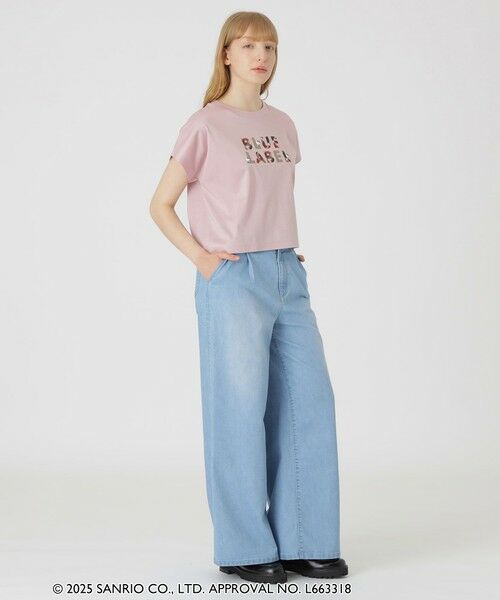 BLUE LABEL / BLACK LABEL CRESTBRIDGE / ブルーレーベル / ブラックレーベル・クレストブリッジ  カットソー | 【ハローキティコラボ】ロゴグラフィックTシャツ | 詳細17