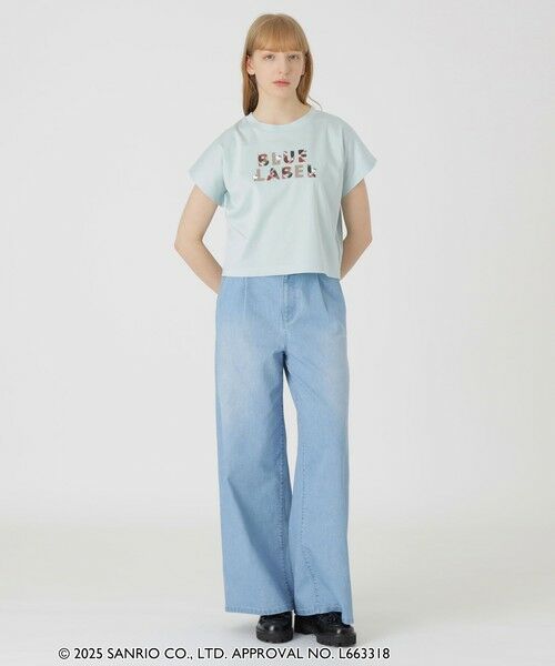 BLUE LABEL / BLACK LABEL CRESTBRIDGE / ブルーレーベル / ブラックレーベル・クレストブリッジ  カットソー | 【ハローキティコラボ】ロゴグラフィックTシャツ | 詳細25