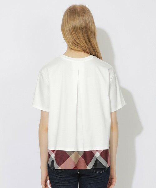 BLUE LABEL / BLACK LABEL CRESTBRIDGE / ブルーレーベル / ブラックレーベル・クレストブリッジ  カットソー | 【WEB限定】ヘムチェックTシャツ | 詳細3