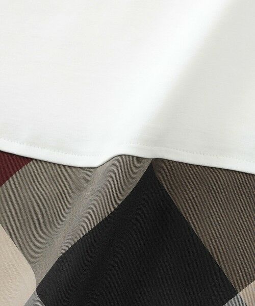 BLUE LABEL / BLACK LABEL CRESTBRIDGE / ブルーレーベル / ブラックレーベル・クレストブリッジ  カットソー | 【WEB限定】ヘムチェックTシャツ | 詳細5