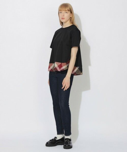 BLUE LABEL / BLACK LABEL CRESTBRIDGE / ブルーレーベル / ブラックレーベル・クレストブリッジ  カットソー | 【WEB限定】ヘムチェックTシャツ | 詳細7