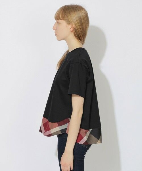 BLUE LABEL / BLACK LABEL CRESTBRIDGE / ブルーレーベル / ブラックレーベル・クレストブリッジ  カットソー | 【WEB限定】ヘムチェックTシャツ | 詳細8