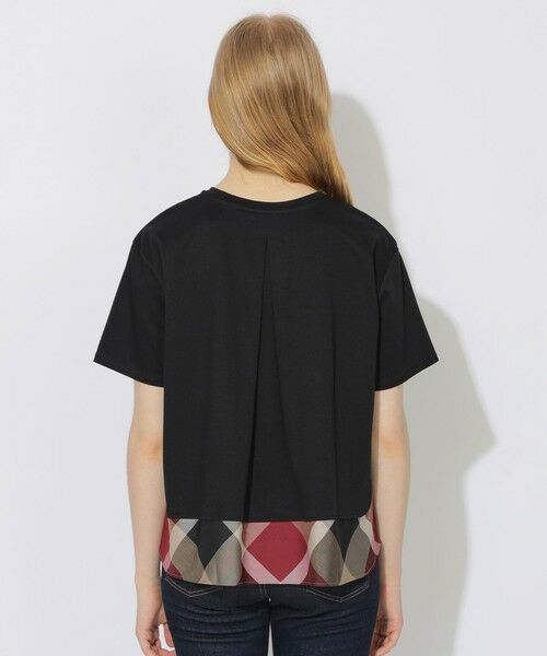 BLUE LABEL / BLACK LABEL CRESTBRIDGE / ブルーレーベル / ブラックレーベル・クレストブリッジ  カットソー | 【WEB限定】ヘムチェックTシャツ | 詳細9