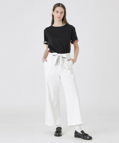 BLUE LABEL / BLACK LABEL CRESTBRIDGE / ブルーレーベル / ブラックレーベル・クレストブリッジ  その他パンツ | 【接触冷感】【吸水速乾】【UVカット】【防透け】ドライオックスワイドパンツ | 詳細1