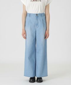BLUE LABEL / BLACK LABEL CRESTBRIDGE / ブルーレーベル / ブラックレーベル・クレストブリッジ  その他パンツ | 【BLUE LABEL DENIM】【接触冷感】ワイドパンツ