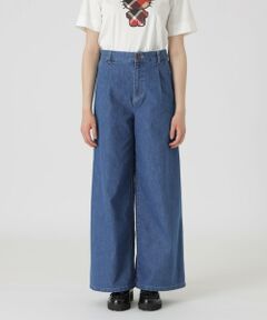BLUE LABEL / BLACK LABEL CRESTBRIDGE / ブルーレーベル / ブラックレーベル・クレストブリッジ  その他パンツ | 【BLUE LABEL DENIM】【接触冷感】ワイドパンツ