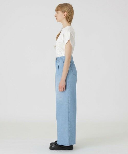 BLUE LABEL / BLACK LABEL CRESTBRIDGE / ブルーレーベル / ブラックレーベル・クレストブリッジ  その他パンツ | 【BLUE LABEL DENIM】【接触冷感】ワイドパンツ | 詳細2