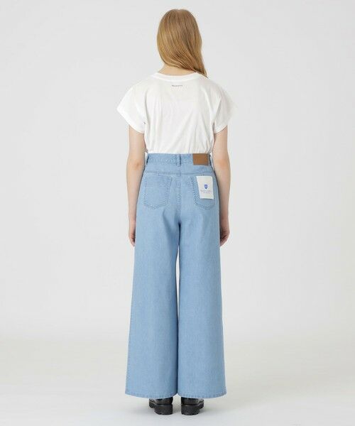 BLUE LABEL / BLACK LABEL CRESTBRIDGE / ブルーレーベル / ブラックレーベル・クレストブリッジ  その他パンツ | 【BLUE LABEL DENIM】【接触冷感】ワイドパンツ | 詳細3