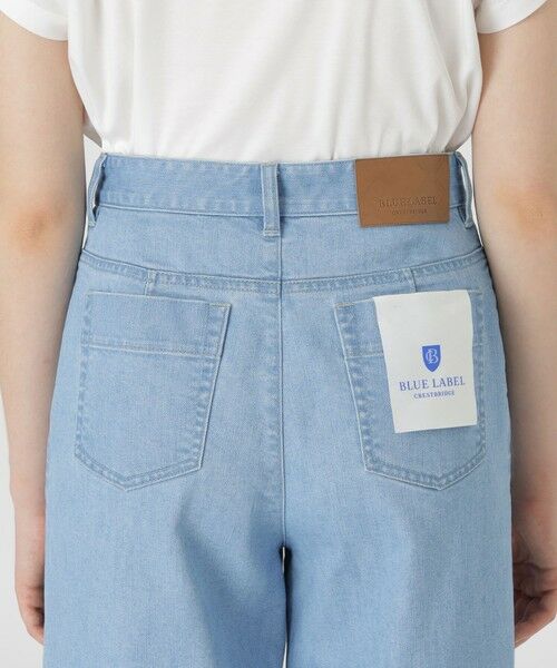 BLUE LABEL / BLACK LABEL CRESTBRIDGE / ブルーレーベル / ブラックレーベル・クレストブリッジ  その他パンツ | 【BLUE LABEL DENIM】【接触冷感】ワイドパンツ | 詳細5