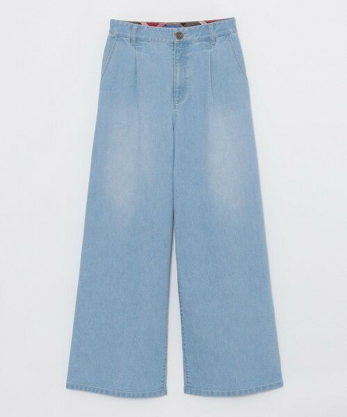 BLUE LABEL / BLACK LABEL CRESTBRIDGE / ブルーレーベル / ブラックレーベル・クレストブリッジ  その他パンツ | 【BLUE LABEL DENIM】【接触冷感】ワイドパンツ | 詳細8